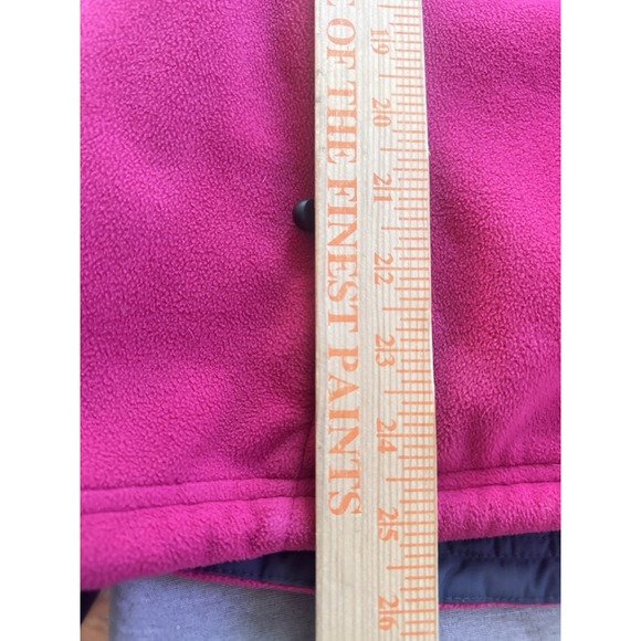 L.L. Bean Women's Polartec Fleece Jacket M Pink Gray Outdoor Hiking Warm Zip - Picture 10 of 11